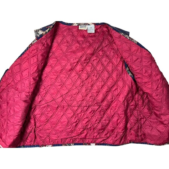 Vintage Line-up Zip Utility Fishing Print Vest  Size M  Halloween Theatre Prop - Picture 5 of 7